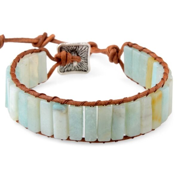 Bohemian Handmade Stone Bracelet white