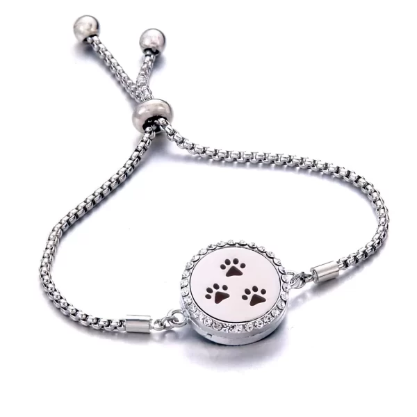Perfume stainless steel dog bracelet
