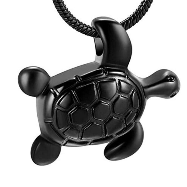 sea turtle cremation jewelry for ashes black