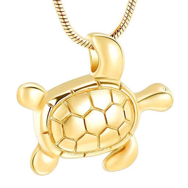 sea turtle cremation jewelry for ashes gold