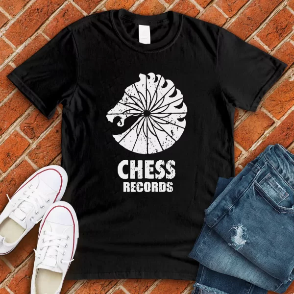 chess records black tshirt