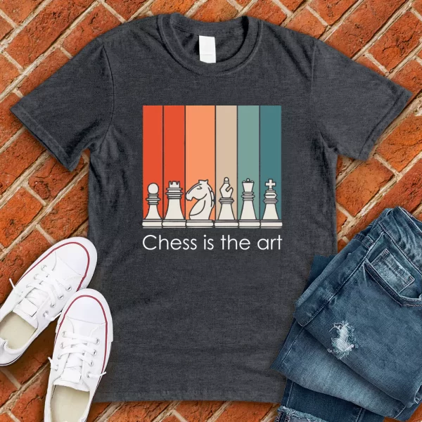 art of chess gray tshirt