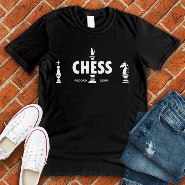 chess record corp black tshirt