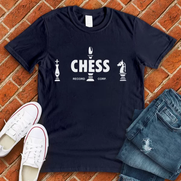 chess record corp navy tshirt