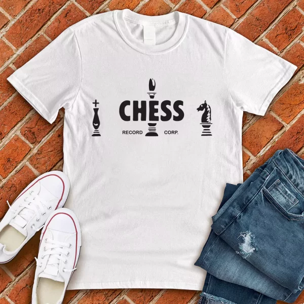 chess record corp white tshirt