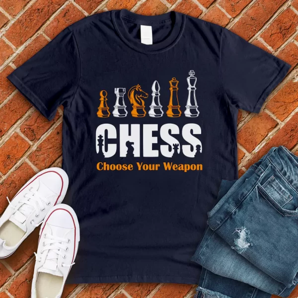 choose your weapon chess navy color