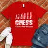 choose your weapon chess red color