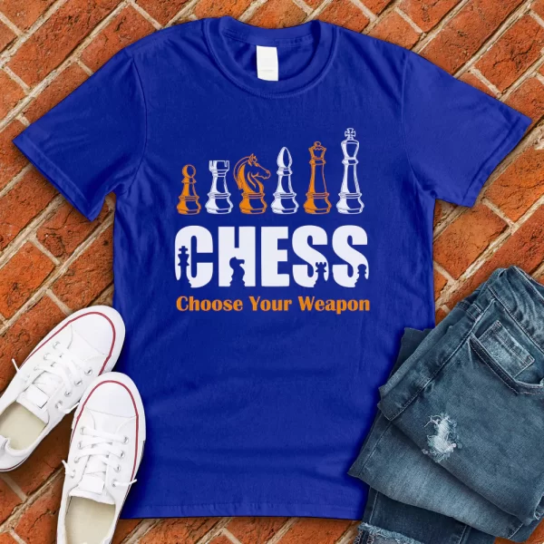 choose your weapon chess royal blue color