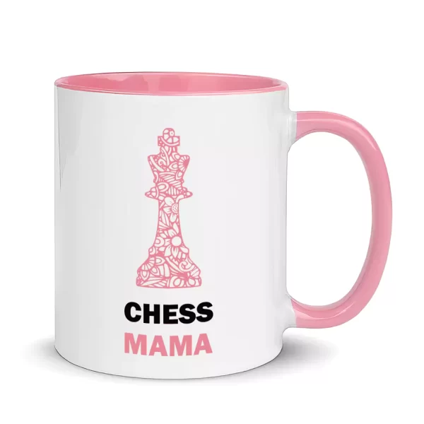 cute pink chess mug for mama