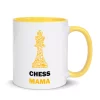 cute yellow chess mug for mama