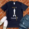 kings gambit sword design navyblue tshirt