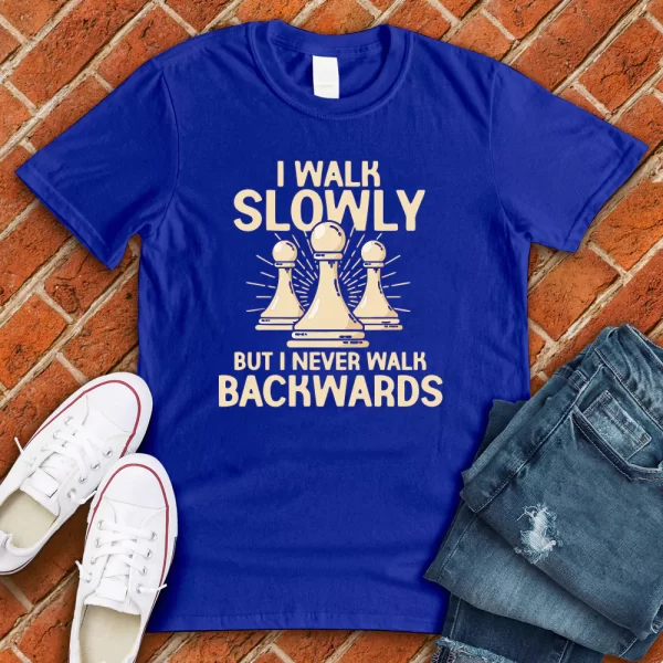 pawn walk royal blue tshirt
