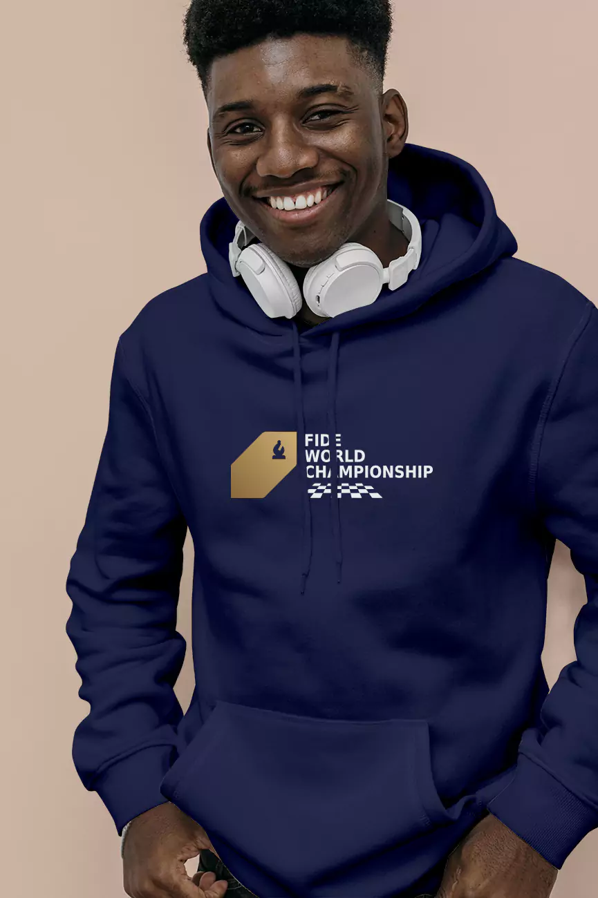 Fide world championship chess hoodie for him