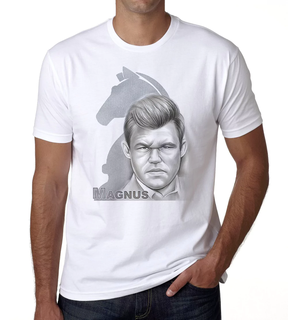 Magnus Carlsen Chess t shirt for man
