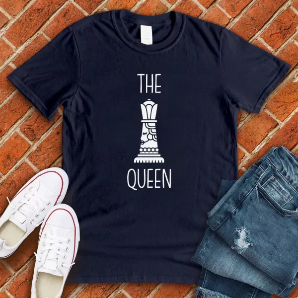 chess T-shirt -The Queen navy color