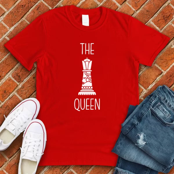 chess T-shirt -The Queen red color