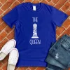chess T-shirt -The Queen royal blue color
