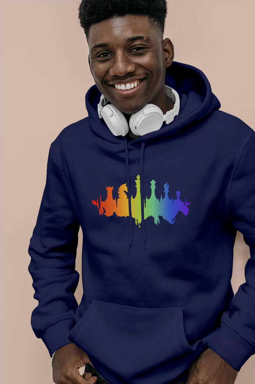 chess themed hoodies for man