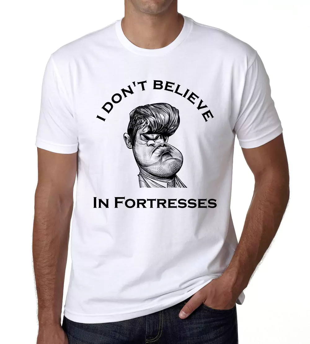 i don't believe in fortresses Magnus Carlsen t shirt for man
