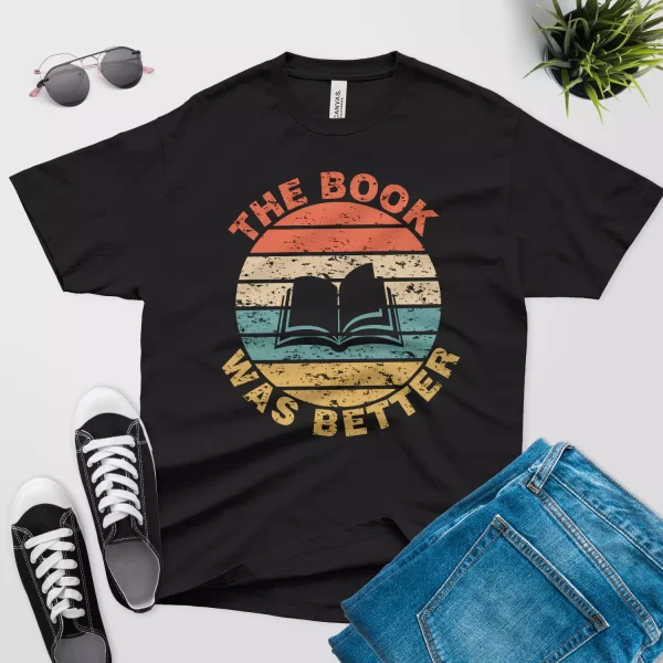 the book was better vintage t shirt black color