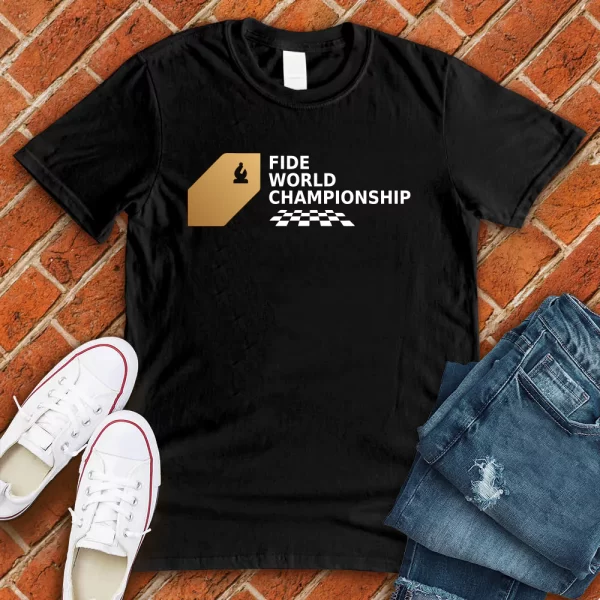 world chess championship t shirt black color