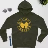wu tang chess hoodie military green color