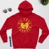 wu tang chess hoodie red color