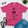 Girl Reading Book With Coffee t shirt berry color