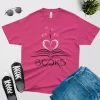 I love books T-shirt berry color Valentin gift for book lovers