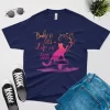 books cats life is good cute illustration t shirt navy color