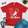 books cats life is good cute illustration t shirt red color