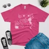 books cats life is good t shirt berry color