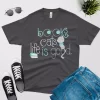 books cats life is good t shirt dark grey color