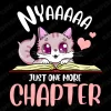 cat wants just one more chapter t shirt design
