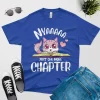 cat wants just one more chapter t shirt royal blue color