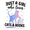 just a girl who loves cats and books design